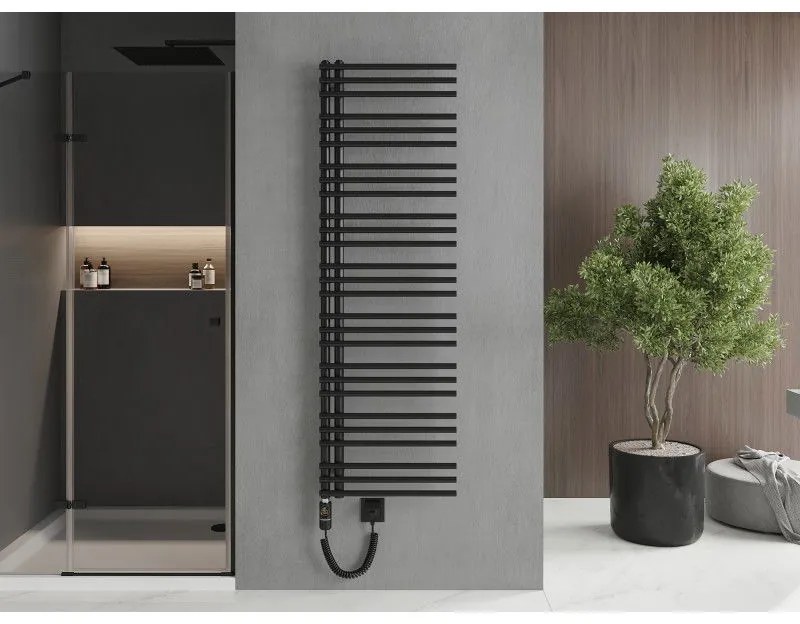 Mexen Neptun, elektrické vykurovacie teleso 1600 x 500 mm, 900 W, čierna, W101-1600-500-2900-70