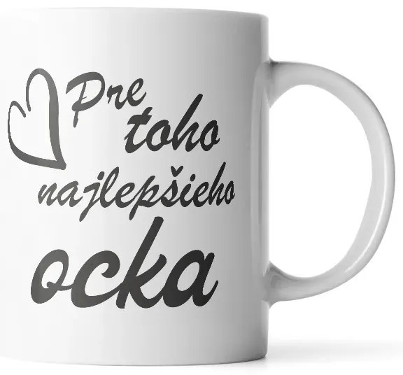 Sablio Hrnek Pro toho nejlepšího tatínka - 200 ml - espresso