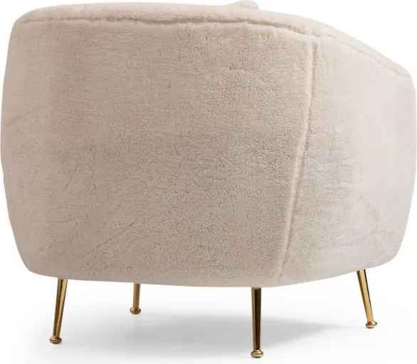 Křeslo Istiridey béžové/zlaté