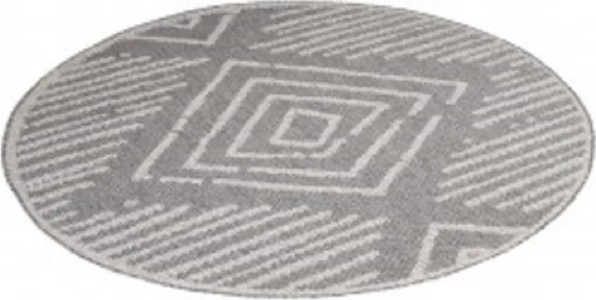 TA Koberec 4902 ŠEDÉ KOLESO ARRUBA Rozmer: 160x160 cm