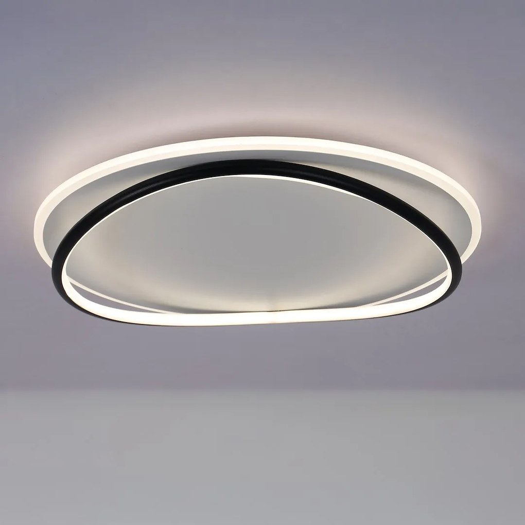 Stropné LED svietidlo Halo, 2x LED 38w, 4000k, b
