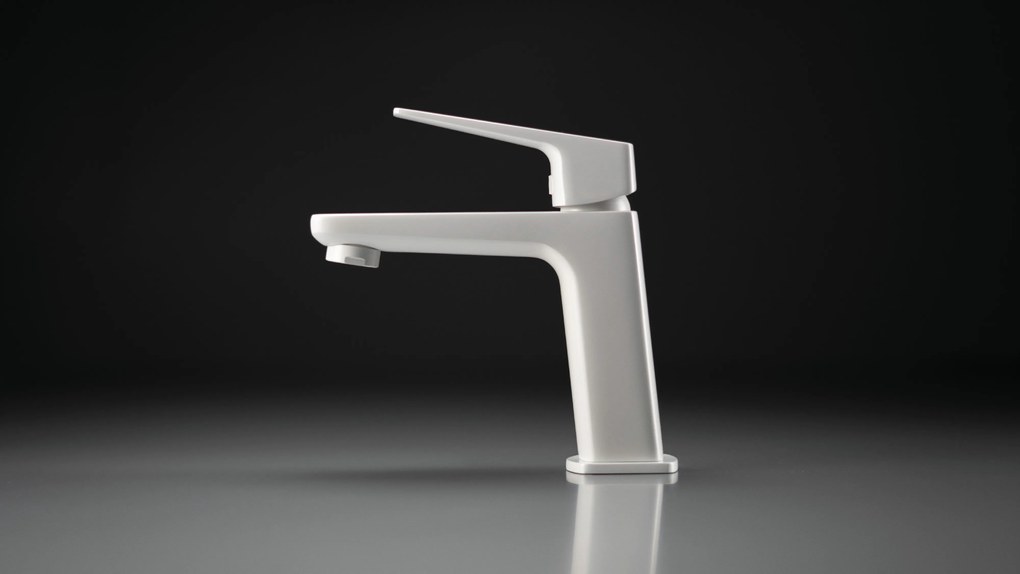 Deante Blur, umývadlová batéria h-157, biela matná, DEA-BQL_A20M