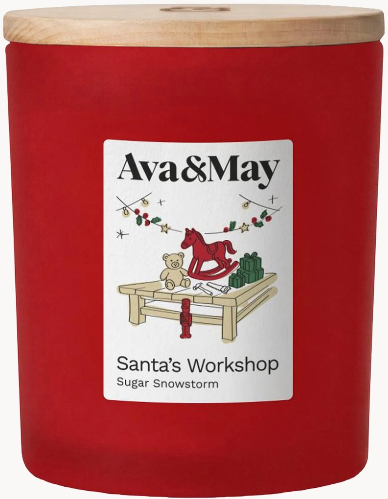 Vonná sviečka Santa's Workshop (Vanilla, Cotton Candy & Spicy Notes)
