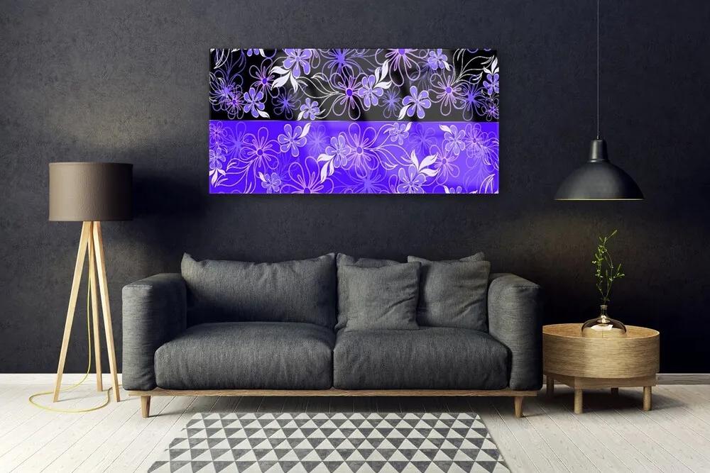 Obraz plexi Abstrakcia vzory kvety art 120x60 cm