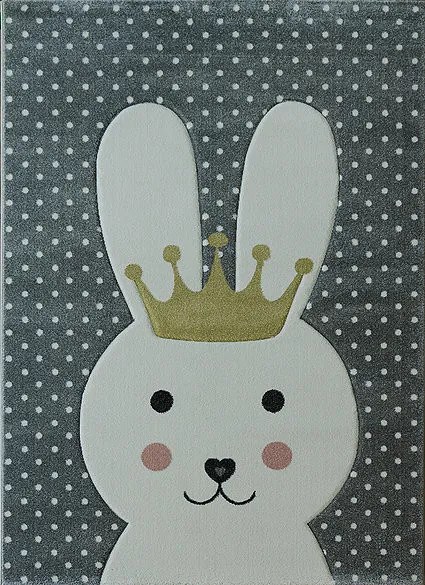 Kusový koberec Smart Kids 22414 Grey, 160x230, šedá, detská izba, Berfin Dywany