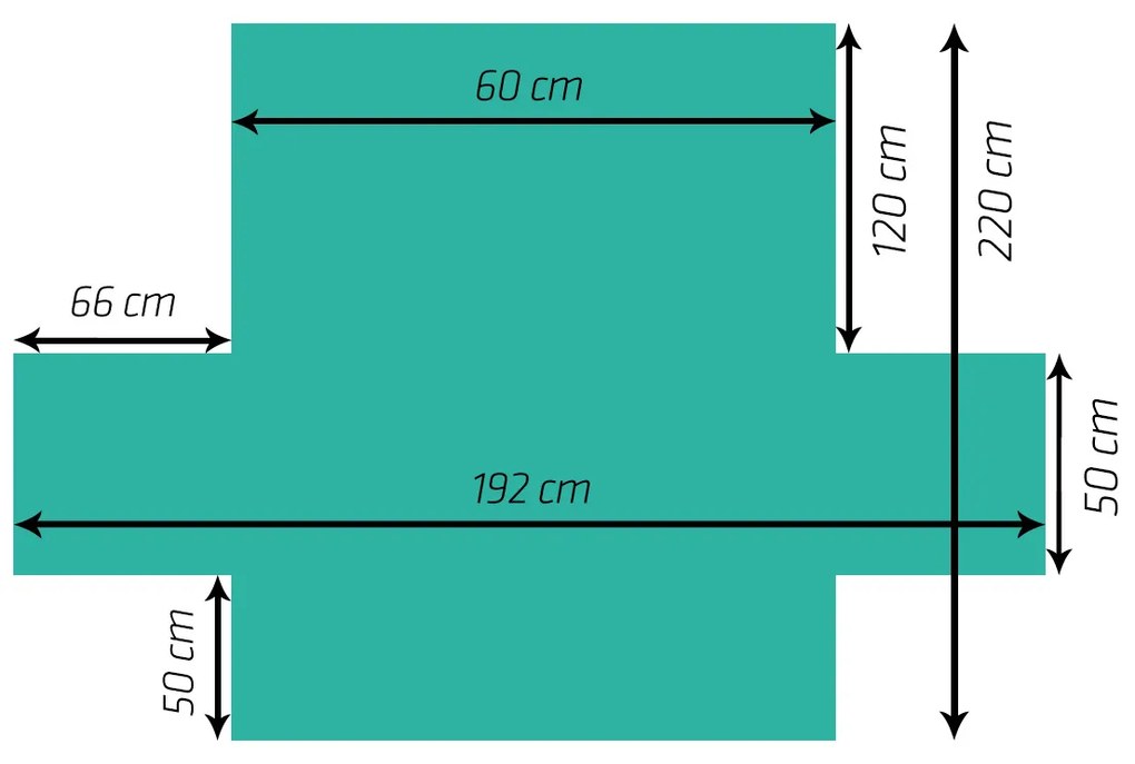4Home Prehoz na kreslo Doubleface čokoládová/hnědá, 60 x 220 cm