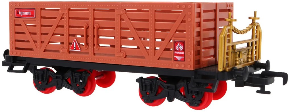 Diaľkovo ovládaný vláčik s dráhami pre deti 3+ funkcia dymu ZKT.19039-8