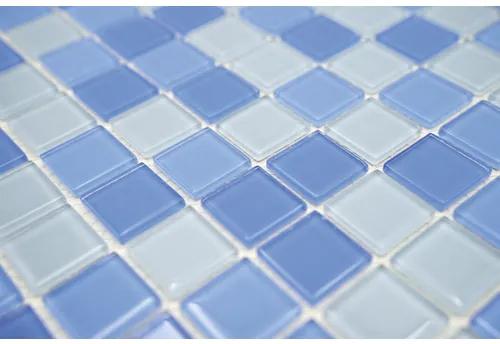 Sklenená mozaika CM 4222 svetlo modrá 30,5x32,5 cm