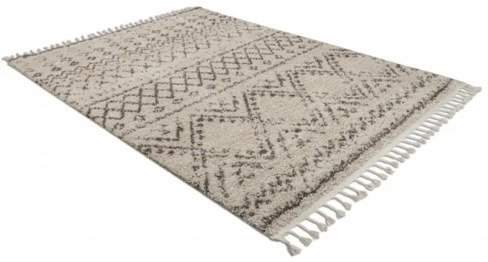 Kusový koberec Shaggy Raba krémový 120x170cm