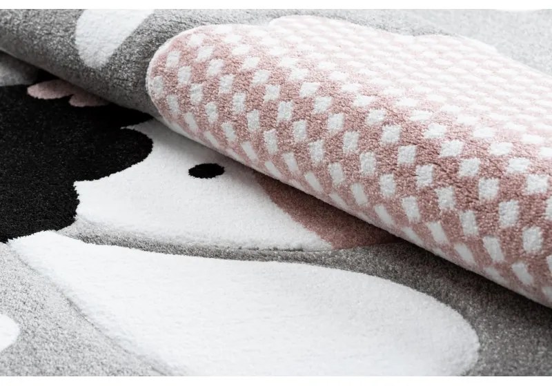 Dywany Łuszczów, Detský kusový koberec Petit Dolly sheep grey, 160x220, ružová, detská izba