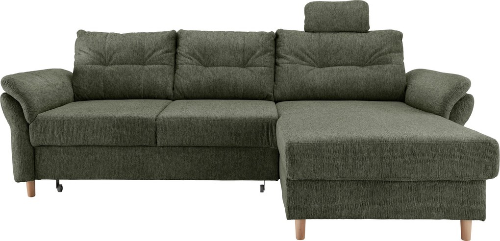 XXXLutz ROHOVÁ SEDAČKA, textil, tmavozelená Livetastic - Sedačky - 002310012725