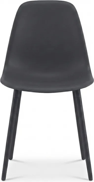 Jedálenská stolička OSAKA plastová, antracitová