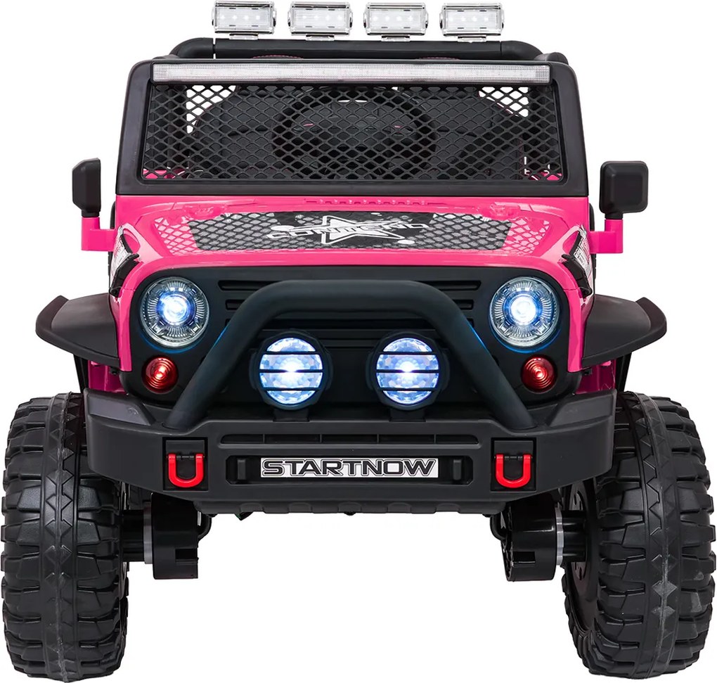 Ramiz Vozidlo Jeep BEAST 4x4 Ružová