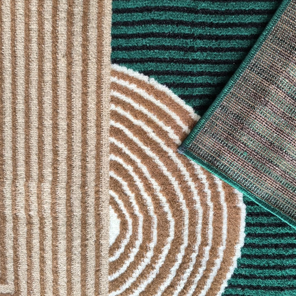 DY BCF Alfa 18 zelený koberec Rozmer: 40x60 cm