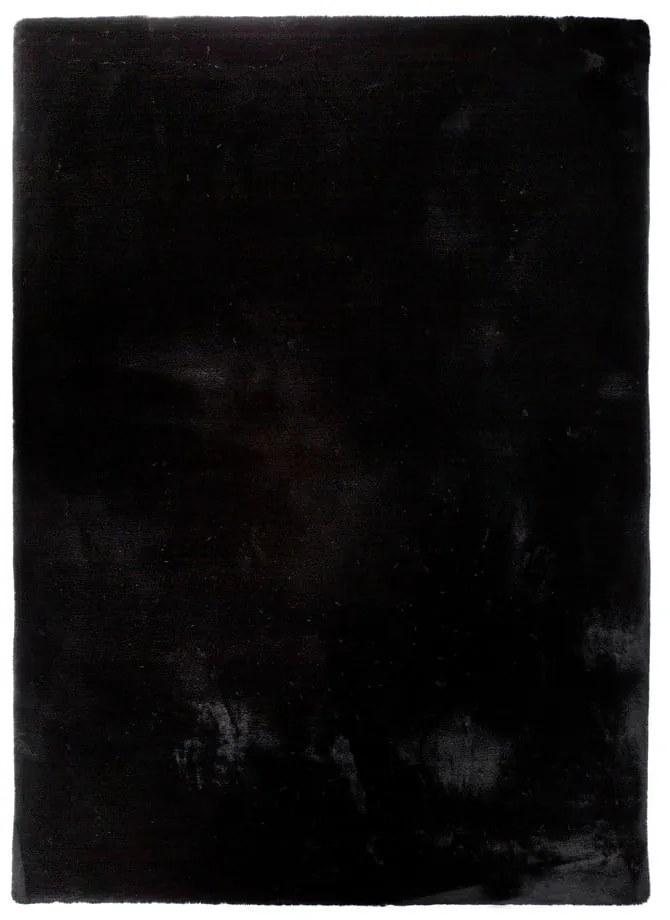 Čierny koberec Universal Fox Liso, 80 x 150 cm