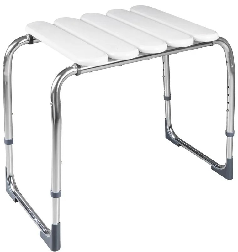 Ridder Ridder, HANDICAP kúpeľňová stolička, nastavitelná výška, chrom/biela, A172101