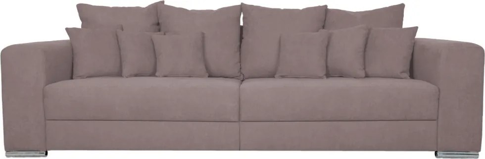 Široká pohovka Rosa, ružová látka