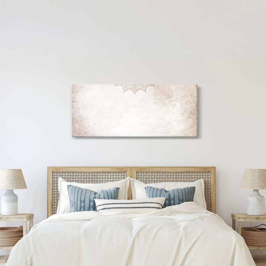 Obraz - Mandaly v stene (120x50 cm)
