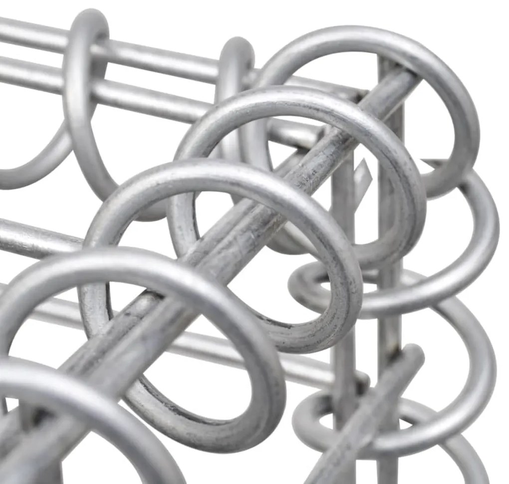 Garáž pre kosačku s vyvýšeným záhonom 110x80x60 cm oceľový drôt