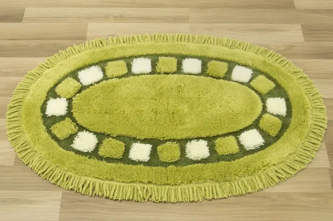 Kúpelňový koberček Jarpol zelený