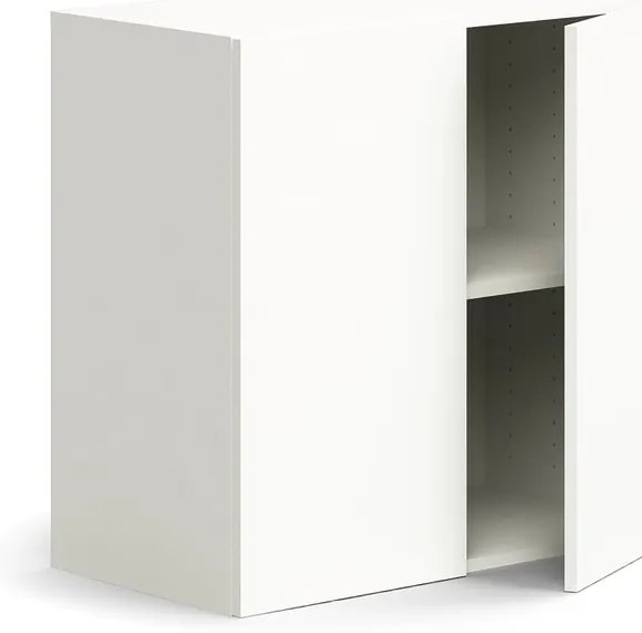 Skriňa QBUS, 1 polica, 768x800x420 mm, biela