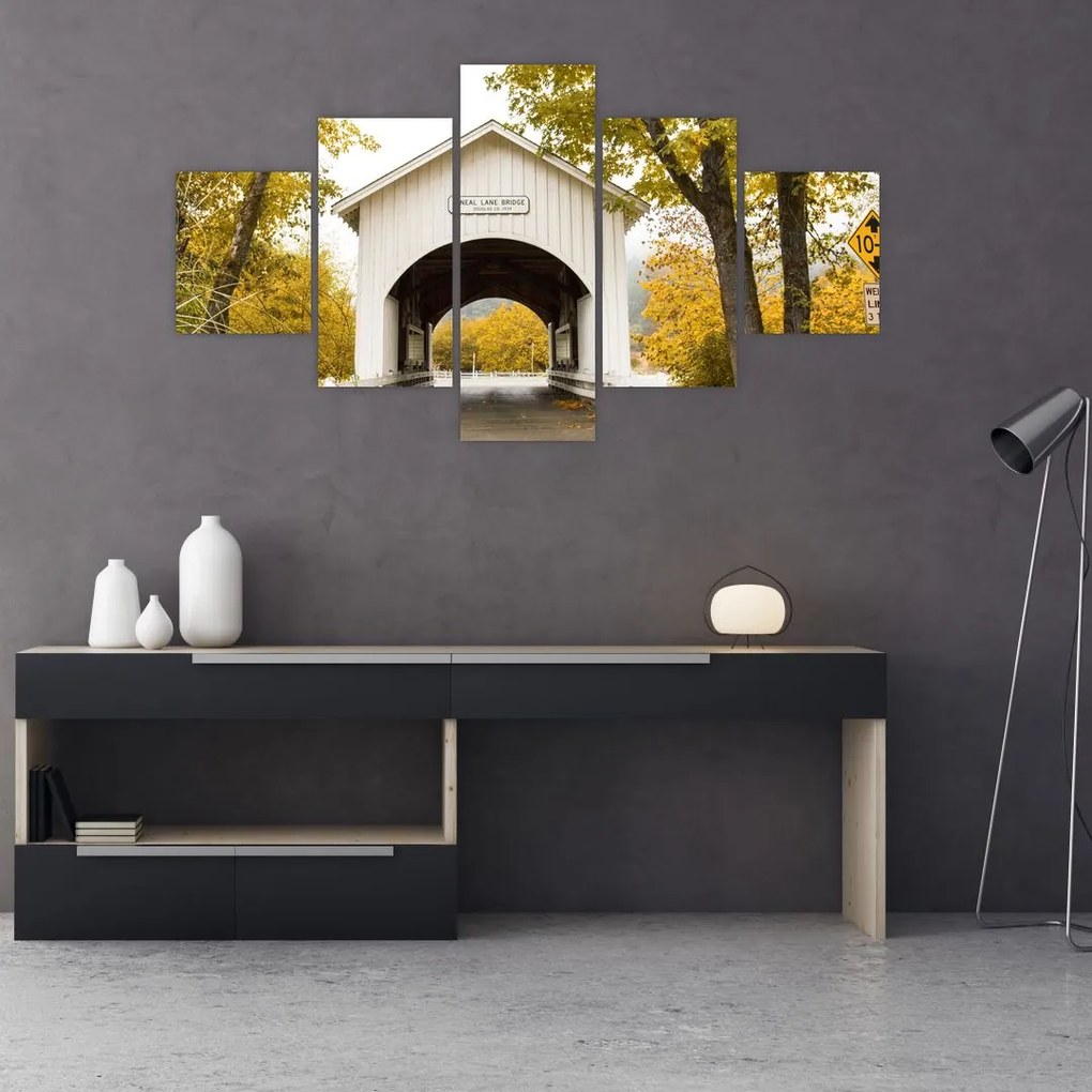 Obraz mosta v Oregone (125x70 cm), 40 ďalších rozmerov
