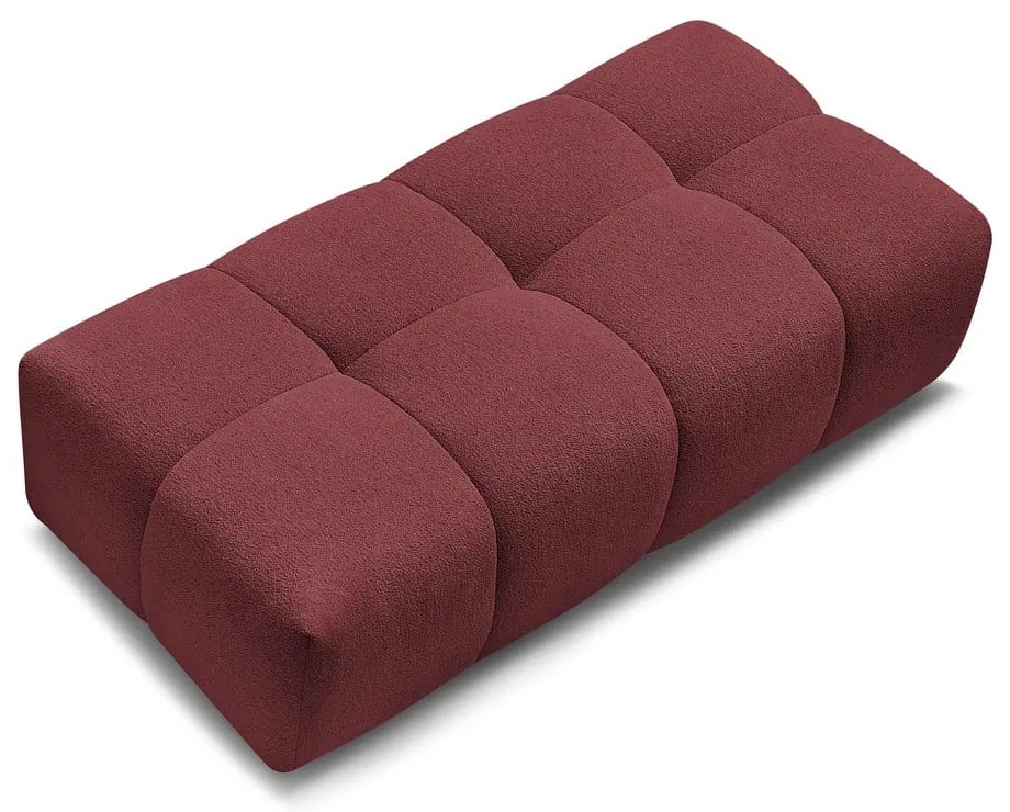 Vínovočervená ženilková podnožka Everest – Bobochic Paris