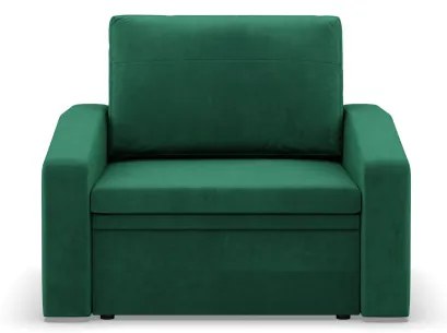 Kreslo ORBIT Kronos rozkladacie, fľaškovo zelené