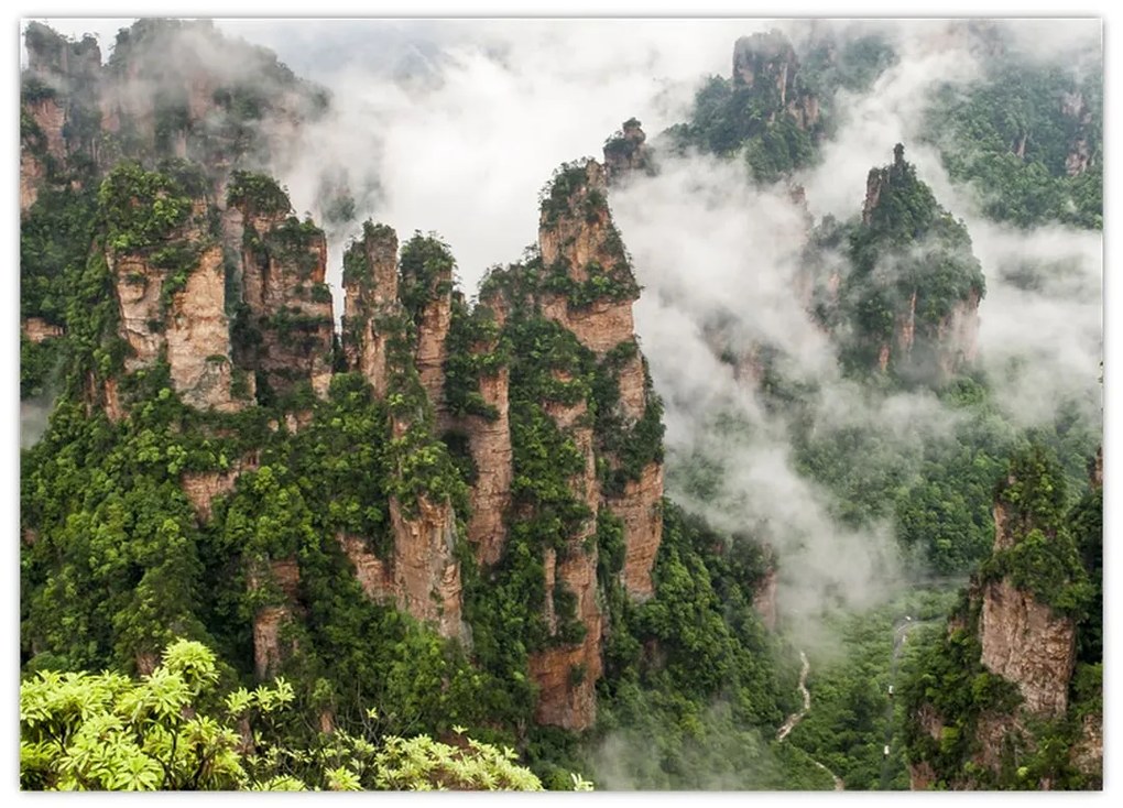 Obraz - National Park Zhangjiajie, Čína (70x50 cm)