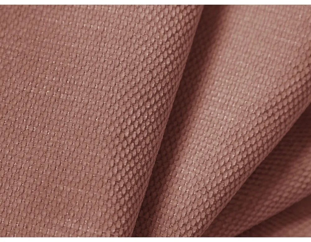 Svetloružová čalúnená dvojlôžková posteľ s úložným priestorom s roštom 180x200 cm Brody – Mazzini Beds