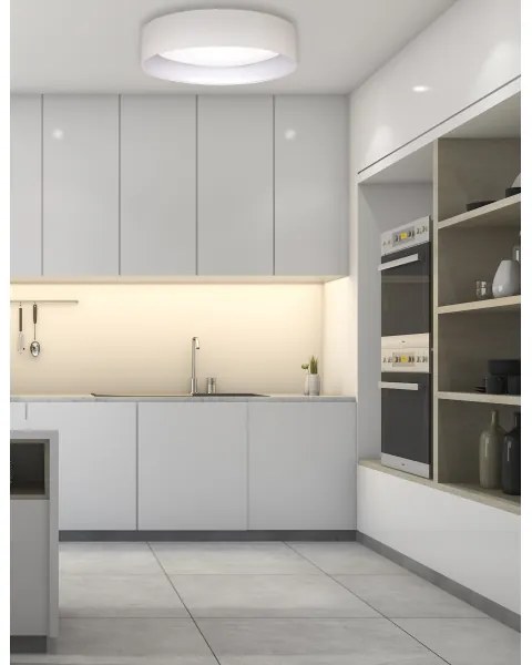 Duolla - LED Stropné svietidlo ROLLER LED/24W/230V pr. 45 cm krémová