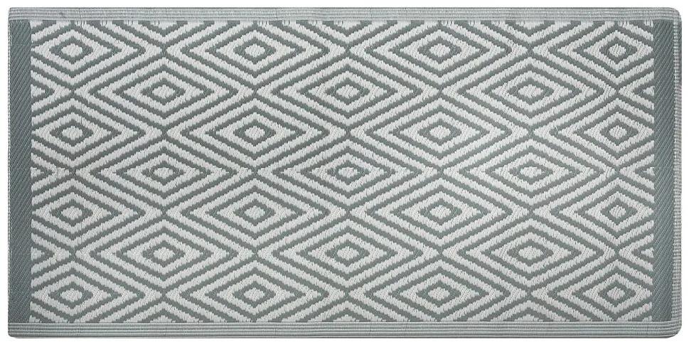 Vonkajší koberec 90 x 150 cm zelený SIKAR Beliani