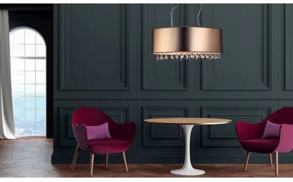 Searchlight MDM2047/4 - Luster na lanku MOTAN 4xE14/40W/230V meď