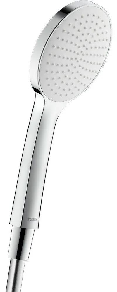 DURAVIT ručná sprcha 1jet MinusFlow, priemer 110 mm, chróm/biela, UV0652013010
