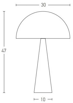 Zambelis 20211 - Stolná lampa 1xE27/25W/230V zlatá