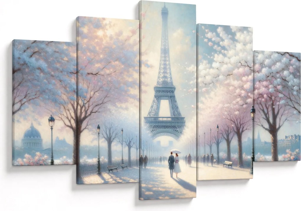 Obraz - Maľba z Paríža (150x105 cm)