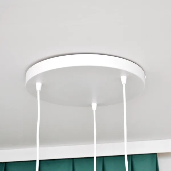 Detský luster na lanku STARS 3xE27/15W/230V modrá/ružová/žltá