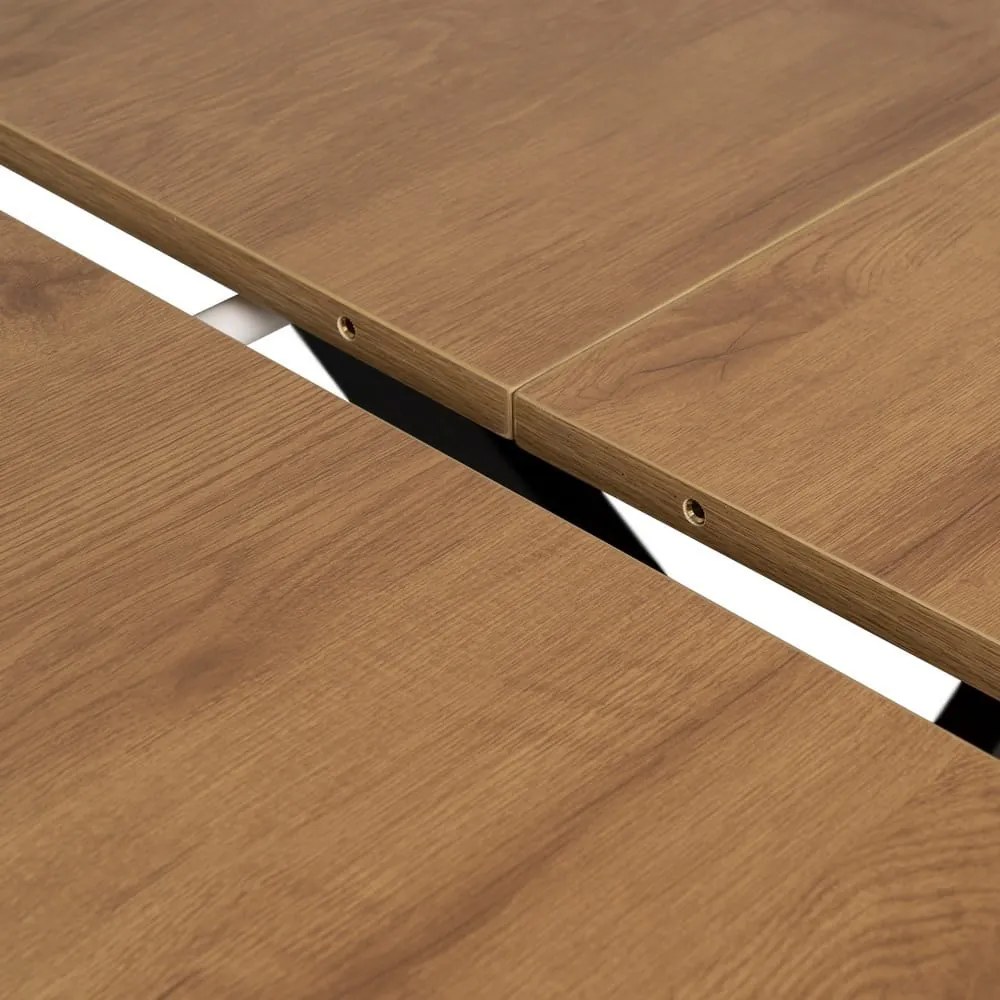 Okrúhly rozkladací jedálenský stôl s prídavnou doskou ø 120 cm Rocía – Ixia