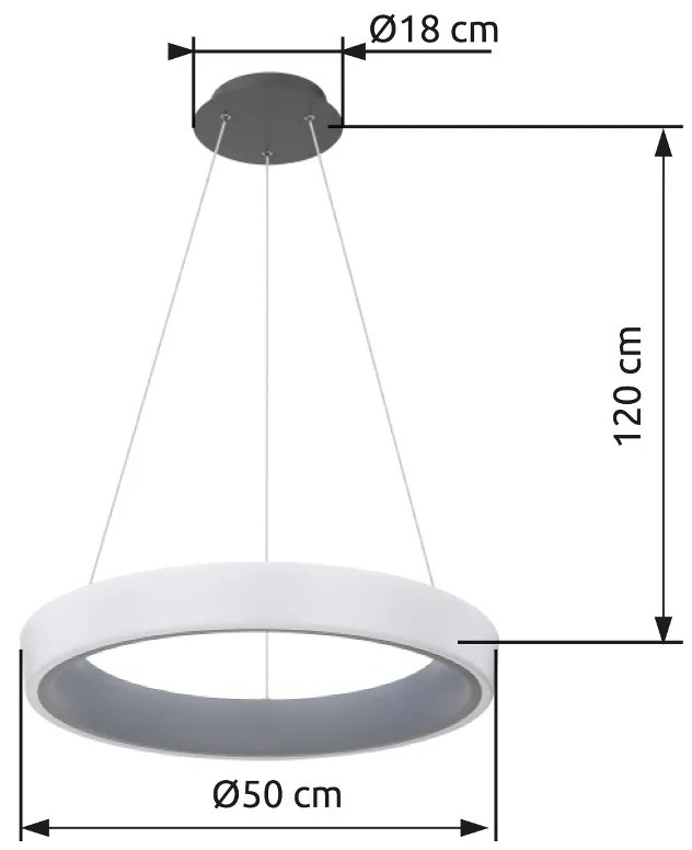 GLOBO TABANO 48272H-36 Závesné svietidlo