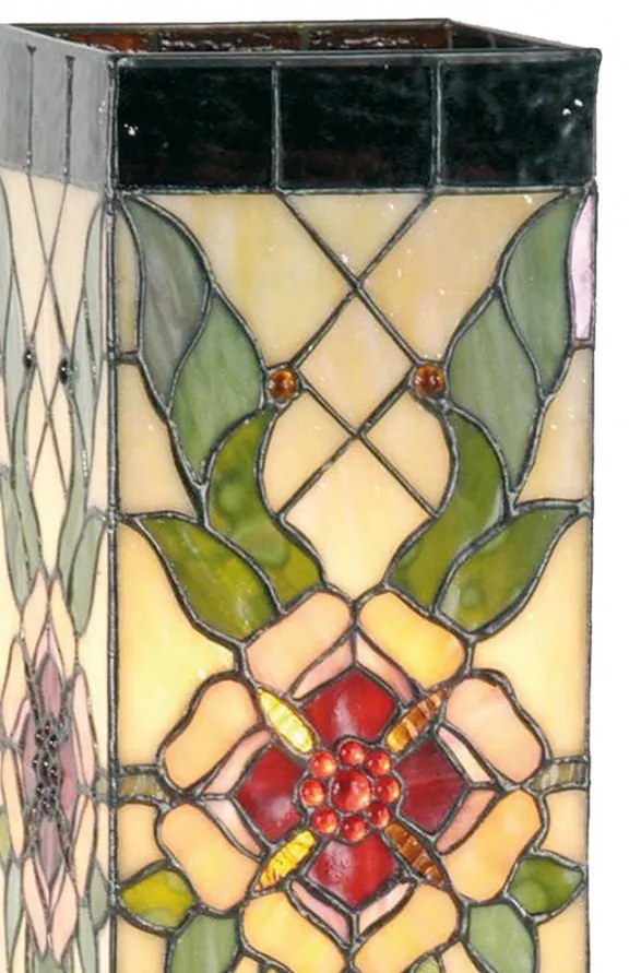 Stolná vitráž lampa 18*45 PRISM CAPH