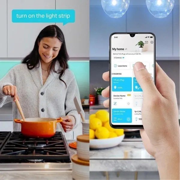 LED RGBW stmievateľný pás 5 m LED/13,5W/230V Wi-Fi