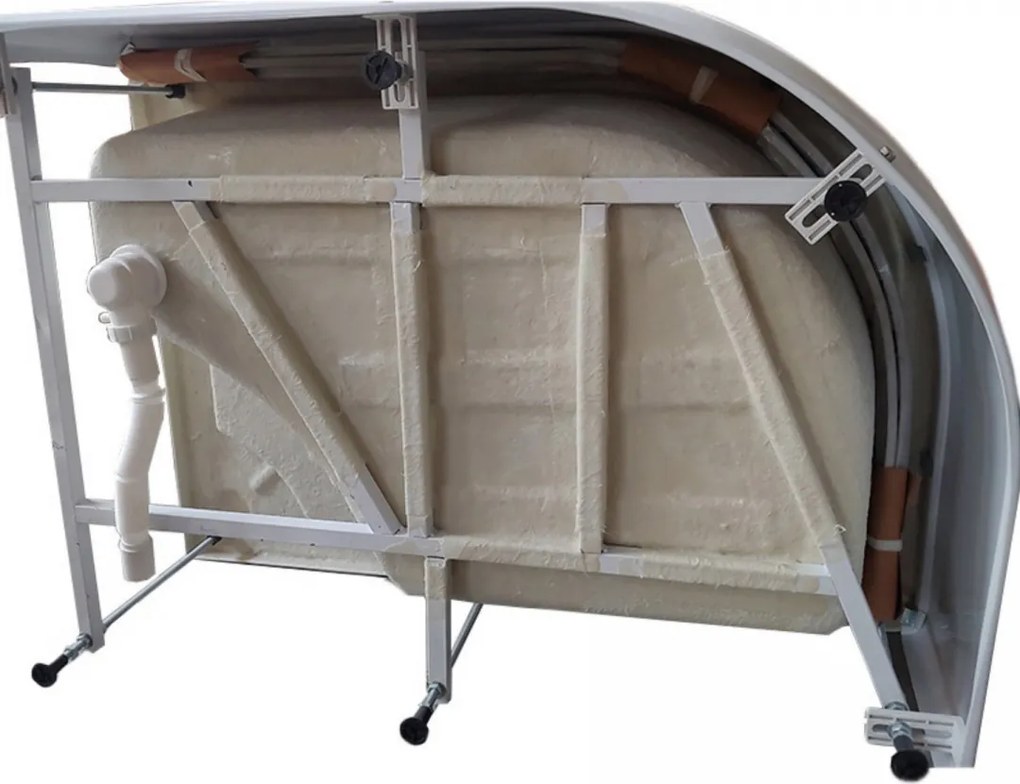 BPS-koupelny Hydromasážny box HYD-Victor 120 P, 120x85 pravý bez sauny
