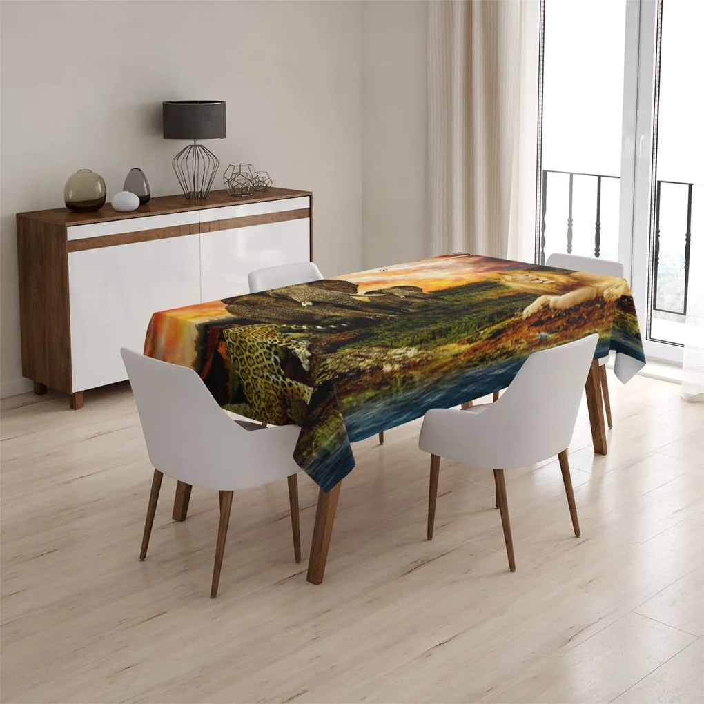 Sablio Obrus Zvieratá zo Sahary - 90x90 cm