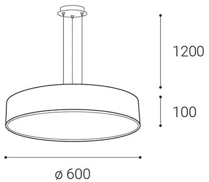 LED2 MONO 60 P-Z, B DIM 60W 2CCT 3000K/4000K 3271353DT