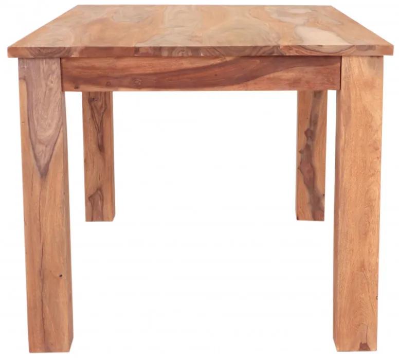 Jedálenský stôl Amba 140x90 z indického masívu palisander Natural