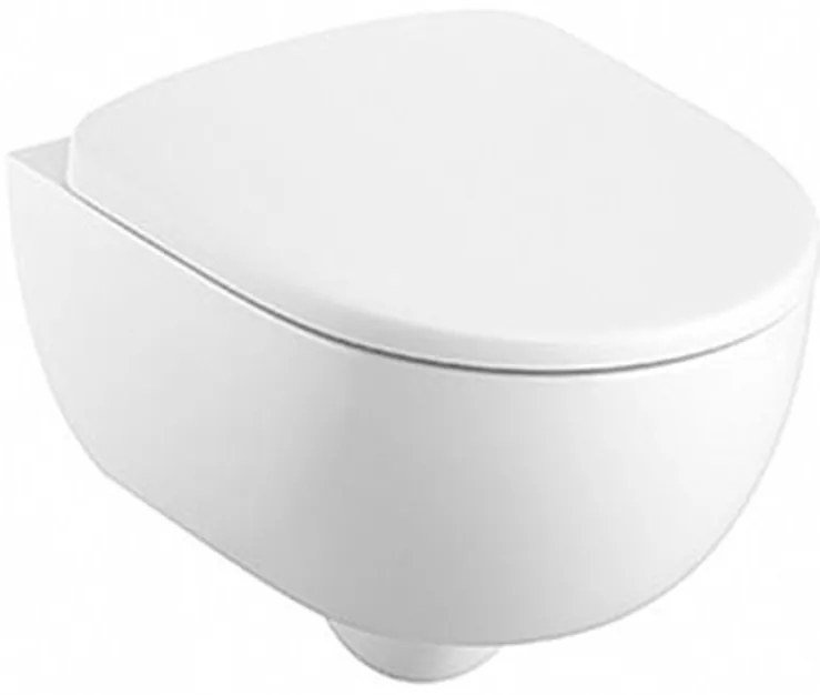 Závesná WC misa Selnova compakt s doskou volne padajúca