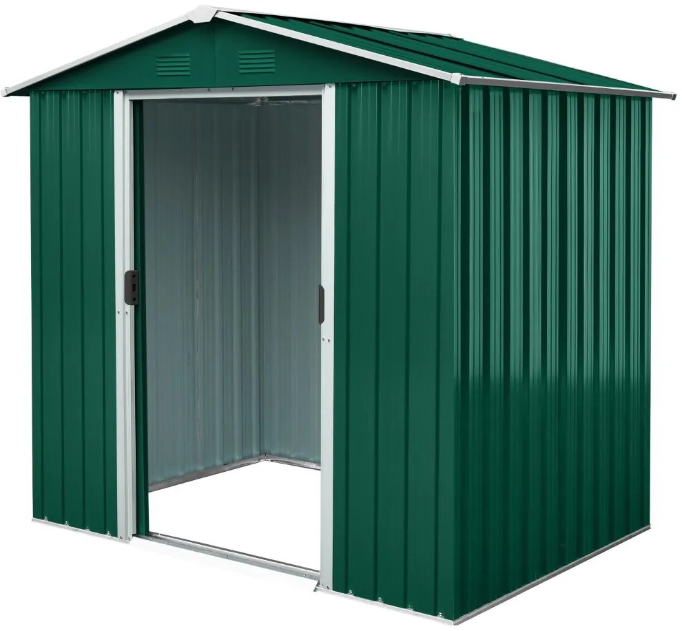 Záhradný domček BestBerg ZDB-2Z / 2,5 m² / 194 x 131 x 184 cm / zelený