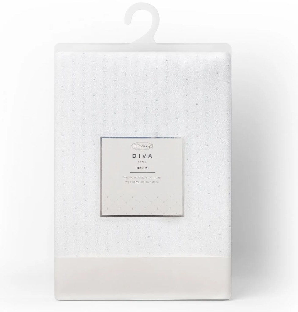 OBRUS ELIZA 140X240 CM BIELY