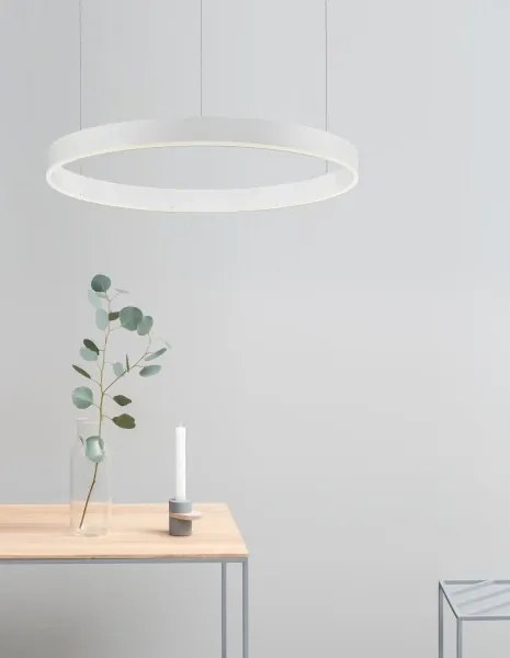 LED luster Motif 60 biele stmievateľné