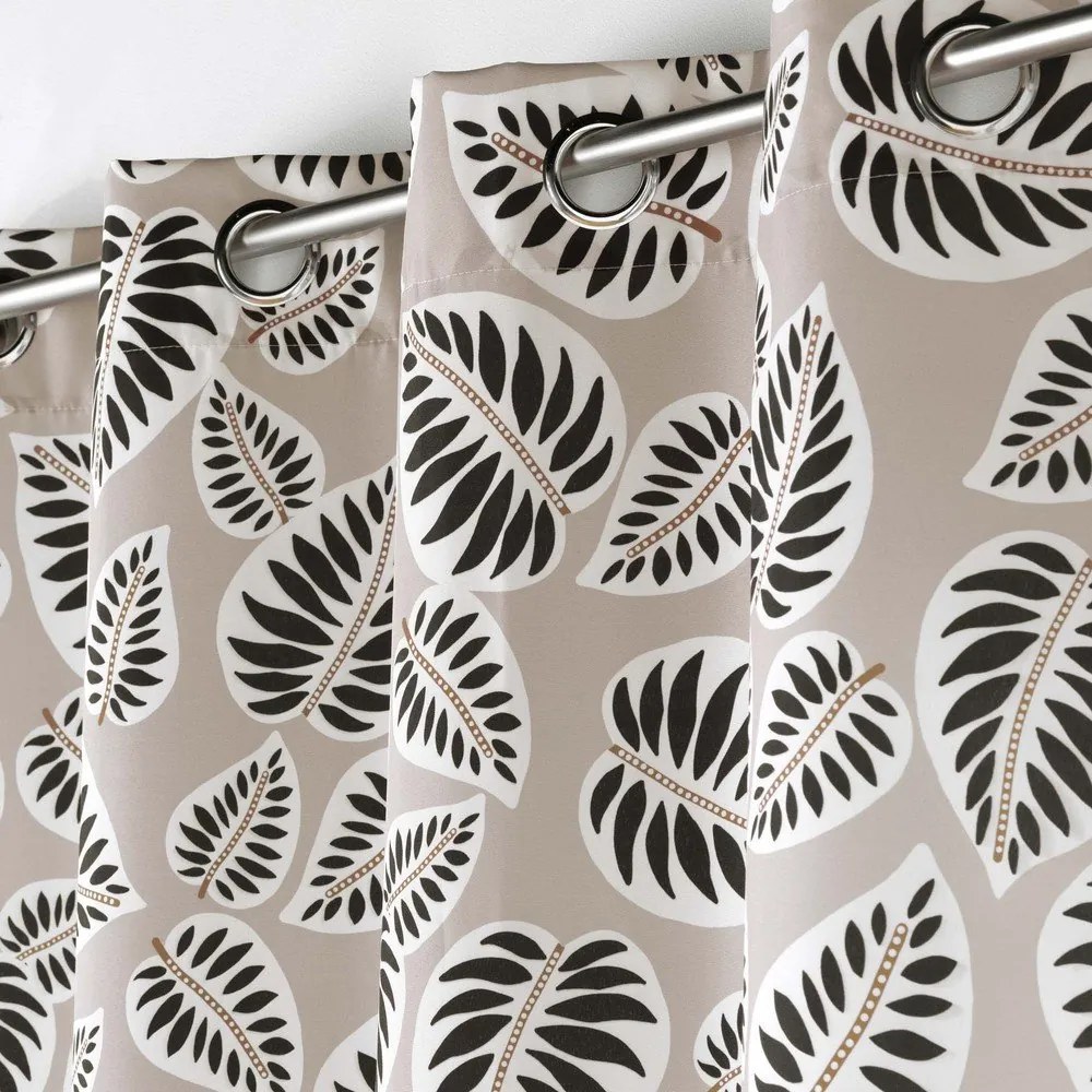 Čierny/béžový záves 140x260 cm Alma – douceur d'intérieur